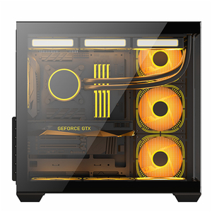 OEM Mid Tower PC Chassis Cabinet <strong>Computer</strong> Casing Full View Gaming <strong>Computer</strong> Cases with Dual Tempered Glass Panel - Product Image 6
