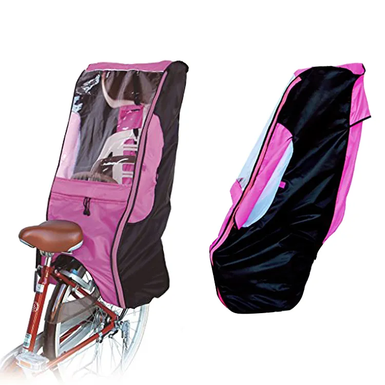 Hot Sale Bicycle Child Seat Raincover Waterproof Cover For Child Bike Seat Rear