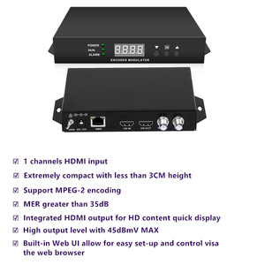 <strong>MPEG2</strong> HD <strong>to</strong> RF ATSC DVB-C J.83B Modulation 1080P ATSC QAM Modulator Mini <strong>MPEG2</strong> Encoder Modulator