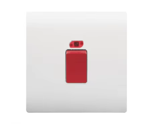 Panel de enchufe de pared Yaki British Standard Enchufe White Single Gang con puertos USB duales y interruptor 13A Salida multifuncional - Product Image 3