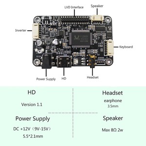 Universal <strong>LCD</strong> <strong>Controller</strong> Circuit Board Driver Board <strong>Lcd</strong> Lvds Control Board for 14 15.6Inch <strong>LCD</strong> Screen 1366x768 - Product Image 4