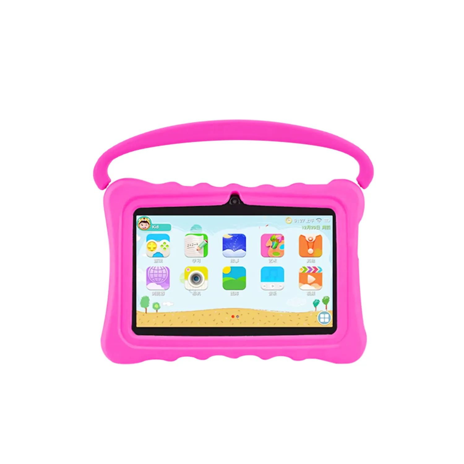 Miglior regalo all'ingrosso Tablet PC da 7 pollici per l'apprendimento dei bambini con Software di apprendimento per bambini IWAWA gratuito e custodia in Silicone