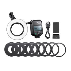 Godox MF-R76-N环76 5000K微距发光二极管环形灯微距闪光灯适用于DSLR佳能索尼尼康相机