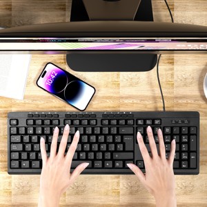 French Russian Spain Teclados USB <strong>Keyboard</strong> Ergonomic Multifunction key Optical <strong>Keyboard</strong> Factory <strong>Computer</strong> Office Wired <strong>Keyboard</strong> - Product Image 4