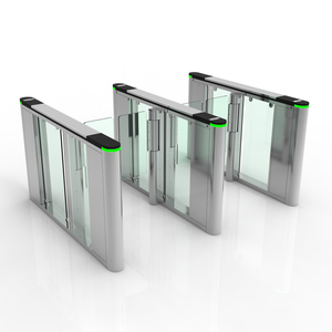 מערכת בקרת גישה באיכות גבוהה יוקרה מהירות שער סוהר עבור 2 להולכי רגל עם rfid ic qr קוד פנים - Product Image 6