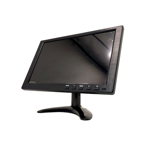 Monitor de computadora Monitor Lcd de 13,3 pulgadas con HD Vga Av Tv Bnc Monitor de pantalla ancha de entrada para Cctv o Pc