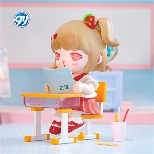 POP MARTバニースクールキャンパスシリーズブラインドボックスおもちゃモデルスタイル確認かわいいアニメフィギュアサプライズミステリーボックス女の子ギフト