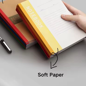 Cuaderno de impresión de logotipo personalizado para estudiantes, cuaderno de composición, cuaderno de diario suave para la escuela - Product Image 2