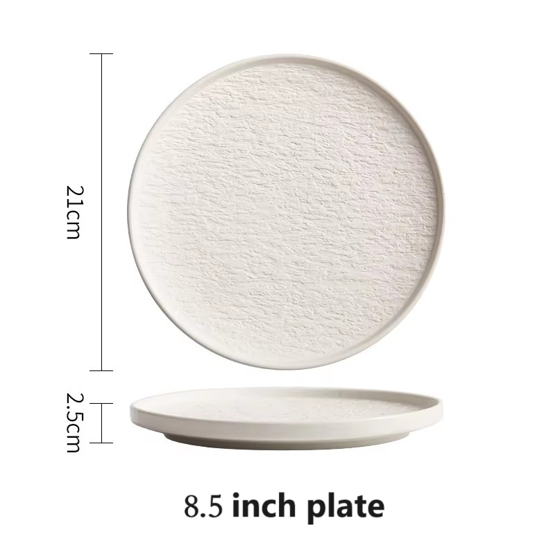 Plaque de 8,5 pouces-blanc