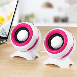 Q8-Mini altavoz portátil compacto con efectos de sonido 3D, reproductor Multimedia personalizado con cable USB para ordenador portátil - Product Image 6
