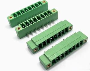Spring-loaded <strong>Terminal</strong> <strong>Block</strong> 15EDGKDM-3.81 with Ears Plug-in <strong>Fixed</strong> Screw Flange PCB Connector - Product Image 2