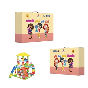 Custom logo <strong>Toy</strong> <strong>Box</strong> Children 13-18 Months Educational Puzzle Stacked <strong>Toy</strong> Building Blocks Tower Corrugated <strong>Toy</strong> <strong>Box</strong> - Product Image 3