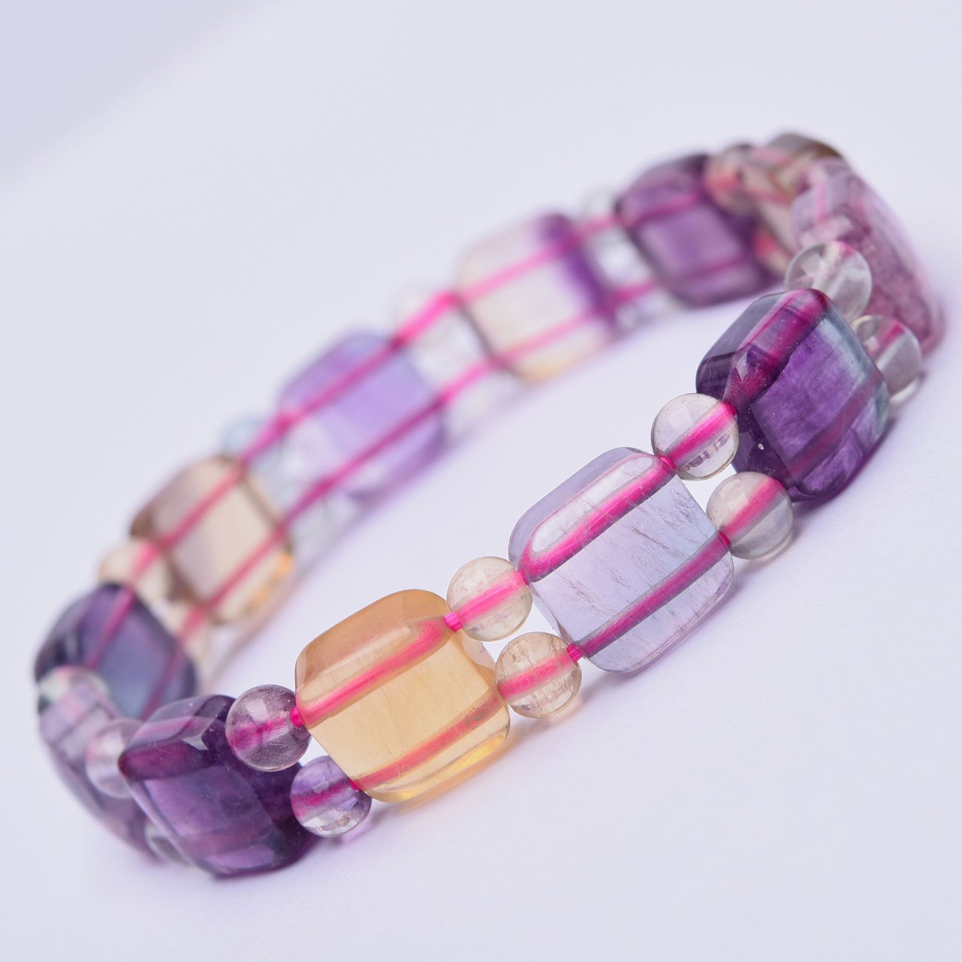 Colorful fluorite square