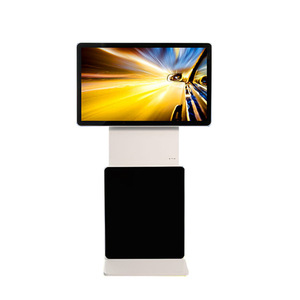 360 Degree <strong>Rotating</strong> <strong>Display</strong> <strong>LCD</strong> Touch <strong>Screen</strong> Interactive Digital Kiosk Advertising Player <strong>Stand</strong> and Totem - Product Image 1