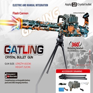 KK GATLING 63CM Electric Gel Ball <strong>Blaster</strong>,Automatic and Manual Mode Splatter <strong>Blaster</strong> for Outdoor Activities Shooting Team Games - Product Image 4