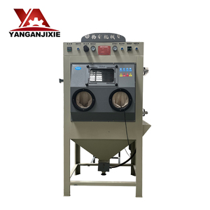 YA-9070 Manual Sand <strong>Blasting</strong> Cabinet <strong>Small</strong> Size Dust-free Sandblasting Machine Rust Removal with Sand