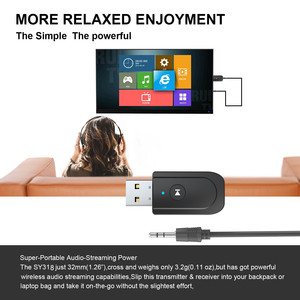 Receptor y transmisor de Audio Bluetooth 5,0, Mini estéreo, AUX, USB, Conector de 3,5mm para PC, auriculares, Kit de coche, adaptador inalámbrico - Product Image 5