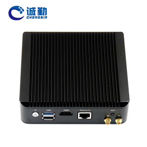 Intel Celeron J4125 J1900 Nano Mini PC Thin Client Atom E3845 4 puertos Ethernet RS232 X86 Linux Router de escritorio sin ventilador Mini PC - Product Image 4