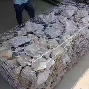 Scatola saldata gabbioni rete di contenimento muro di pietra gabbione scatola di ferro zincato rete metallica gabbioni