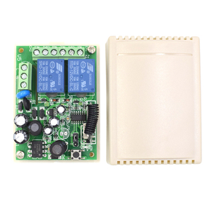 リレーレシーバーおよびコントローラー433MhzライトドアガレージゲートリモートAC 85V ~ 250V 110V 220V 2CH用リモコンスイッチ - Product Image 3