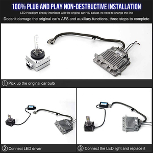 New OEM M10 <strong>M11</strong> M13 Ballast HID to LED Car LED Headlight with CANBUS Function D1S D1R D1C D3R D3C D3S