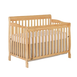 Gỗ Convertible nôi em bé giường 4-Trong-1 Convertible nôi để Toddler hộ Lan Tôn sóng ổn định giường đa chức năng Nôi giường bội thu - Product Image 1