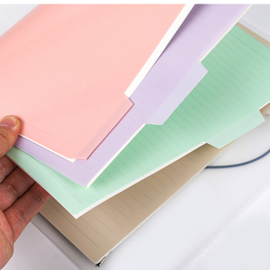 Etikett farbig A4 A5 B5 4 Binder Sheets Kunststoff Index Tab Teiler für Notebook - Product Image 4