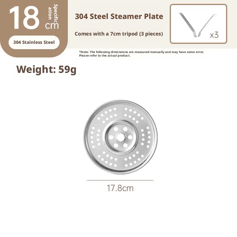 Trípode al vapor de 18 cm.