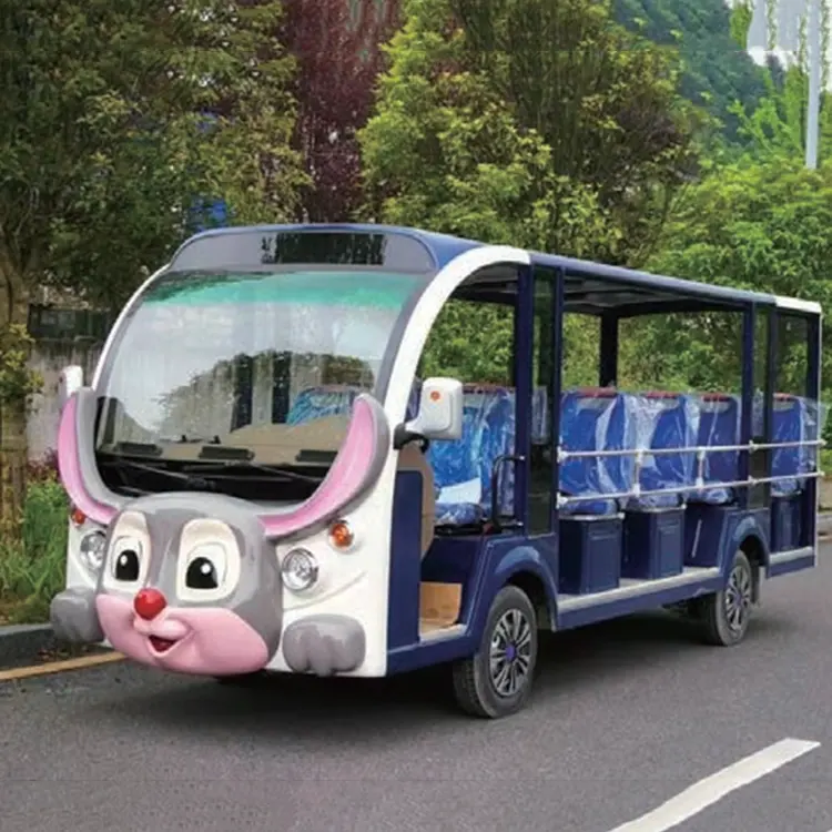 14-местный Профессиональный высокопроизводительный заводской питающий пейзажный Электропоезд, туристический автобус, туристический шаттл, мини-экскурсионный автомобиль