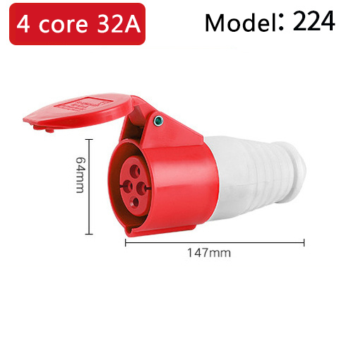 Presa mobile 4 poli 32A