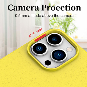 TENCHEN sıfır atık çevre dostu buğday samanı bambu elyaf telefon kabuk 100% biyobozunur compostable telefon iphone için kılıf 15 - Product Image 5