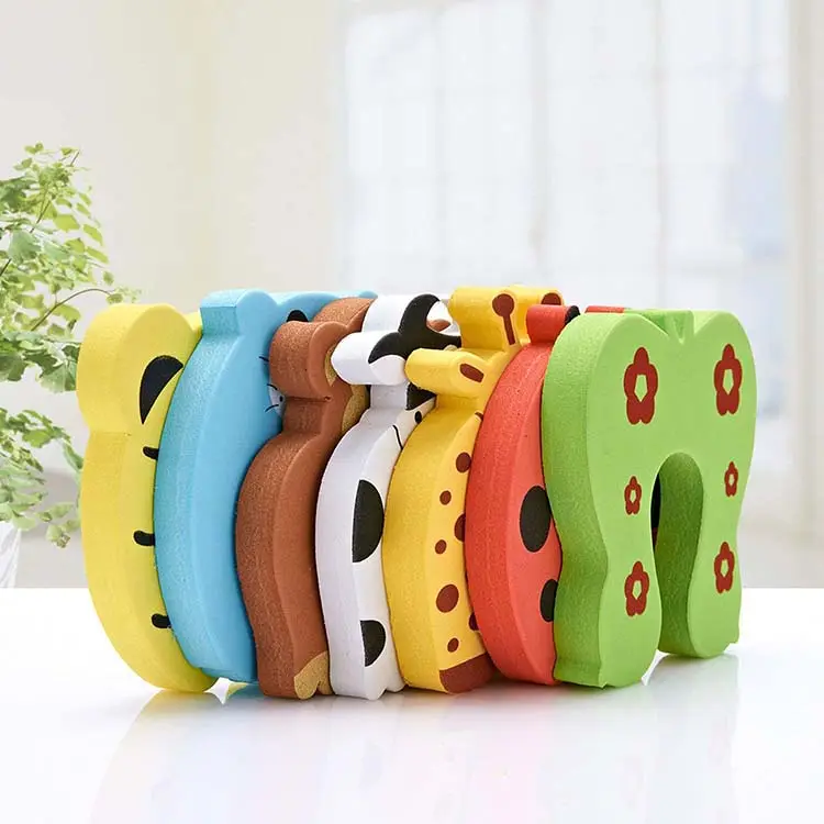 The Hand Stopper Thumb Guard Safety Door Stopper Cartoon Eva Door Stopper Kids Finger Pinch Silicone Door Guard