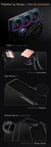 LOVINGCOOL 240/360mm radiador líquido enfriador rápido con función de visualización de temperatura juego computar refrigeración por agua CPU Aio RGB ventilador