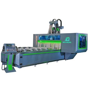 Resistente 5 assi macchina automatica Router CNC PTP centro lavorazione del legno ATC mandrini NC Studio sistema di controllo Motor Gear Core - Product Image 2