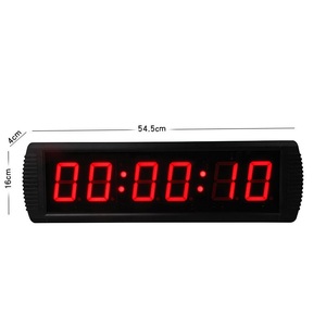 Factory Indoor Use Multifunctional Gym Training Countdown <strong>Display</strong> LED Digital Wall Clock <strong>7</strong> <strong>Segment</strong> Electronic Stopwatch <strong>Timer</strong> - Product Image 1