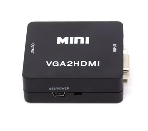 Cheap Price Plug and Play 1080P Mini VGA2HD Adapter with Audio <strong>VGA</strong> to HD Converter Box - Product Image 1