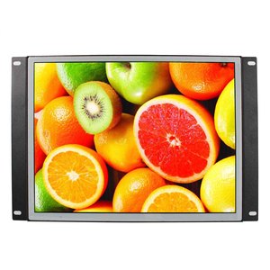 Monitor Lcd 12,1, pantalla de caja de Metal, Monitor de ordenador, Monitor Industrial completamente impermeable de 12,1 pulgadas con placa de Audio Dvi Vga - Product Image 1