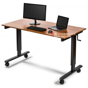 Tavolo per Computer portatile multifunzione per ufficio tavolo per azienda tavolo per Laptop regolabile in altezza con quattro ruote - Product Image 1