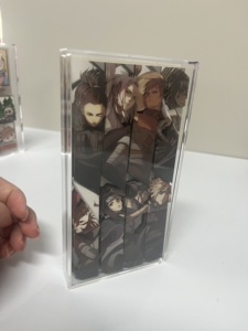 Nhà Máy Trực Tiếp DIY 3D Giấy Nghệ Thuật Pha Lê Thẻ Gạch-Anime Acg Mù Hộp HD Acrylic Hiển Thị Đứng DIY Phiên Bản - Product Image 3