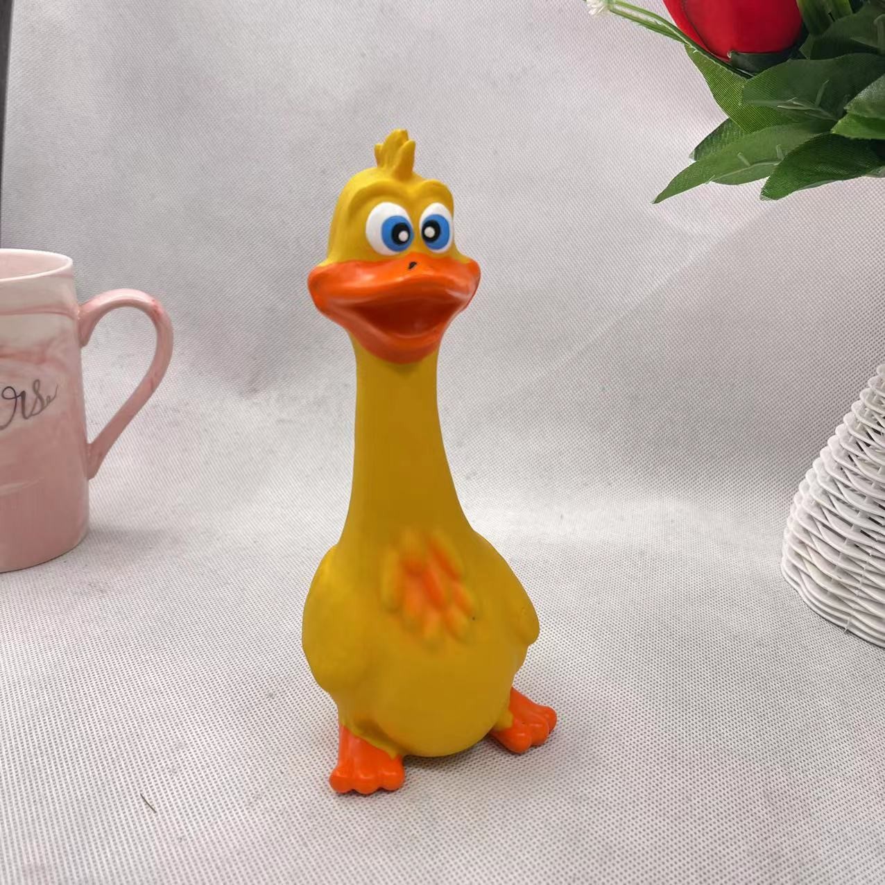 Latex toy-yellow duck 1