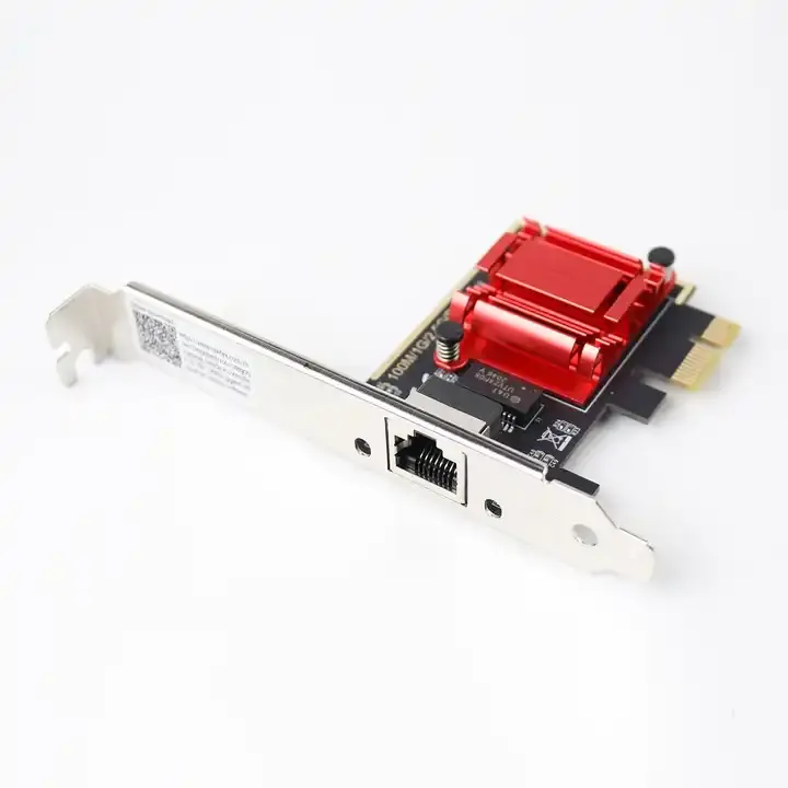 고속 RJ45 LAN 어댑터 RT8125B 2.5G PCIe 이더넷 카드 네트워크 인터페이스 카드 지원 디스크 없는 부팅