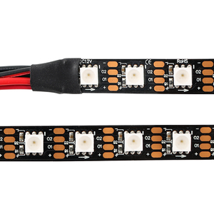 12V Addressable RGB <strong>5050</strong> SMD <strong>LED</strong> Strip Light <strong>72</strong> Pixels with Continuous Break-Point IP65 Remote Control WIFI Switch Copper Body - Product Image 2