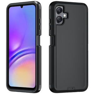 三星Galaxy A06黑色手机壳的360 ° 旋转外壳，三合一全包设计 - Product Image 1