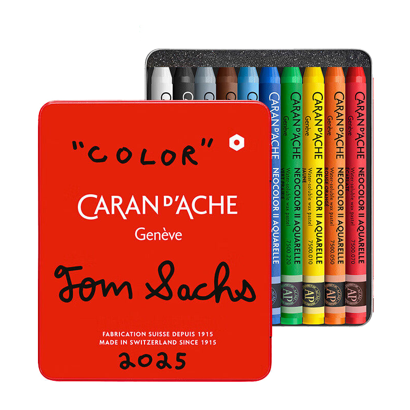 Ensemble de crayons aquarellables co-brandés TOM SACHS
