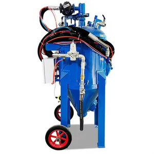 Dry Wet Sandblasting Dustless Sandblaster Sand <strong>Blast</strong> Machine for Steel Pipe / <strong>Small</strong> Sandblast Machine