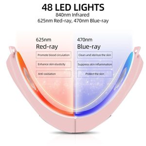 Blacktech yüz zayıflama mikro akım V yüz kaldırıcı yüz şekillendirme ve sıkma cihazı ile soğuk lipoliz cihazı eleme masajı - Product Image 5