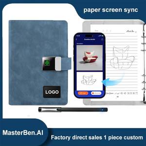 Precio de fábrica, cuaderno, diario, pintura, genera representaciones, cuaderno de cuero, bolígrafo inteligente para diseñar con disco de 16G y software Ai - Product Image 3