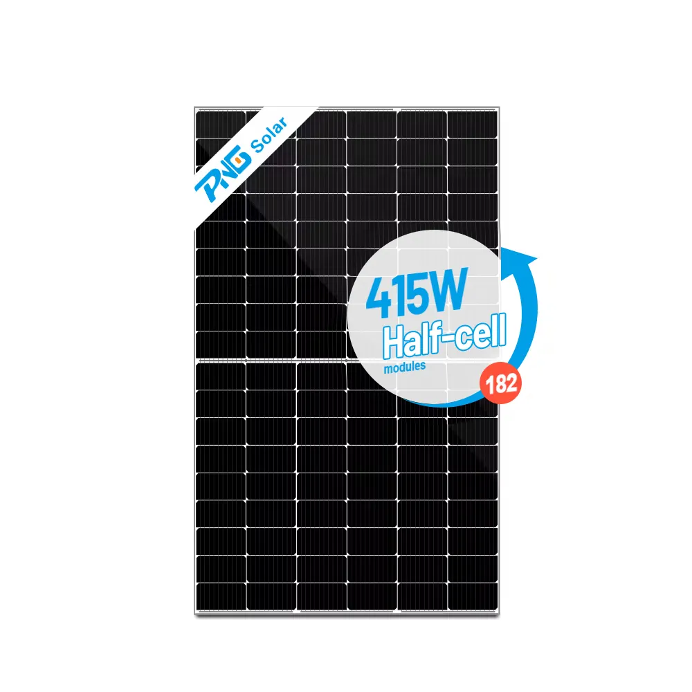 PNG Heißer Verkauf Halb Solarzelle Pv-modul 400W 410W Sharp Solar Panel PERC