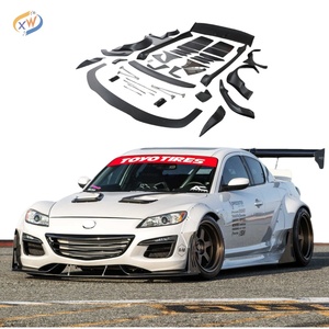 マツダRX8アップグレード改造用高品質ロケットバニースタイルワイドボディキット空気力学性能キット自動車部品 - Product Image 2