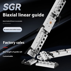 SGR10, nueva guía lineal de doble eje, deslizador deslizante de acero incorporado, bloqueo de eje óptico, tamaños de bloque de rodamiento óptimos 15N 20 25 35 CNC - Product Image 4